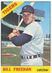 1966 Topps Baseball Cards      145     Bill Freehan